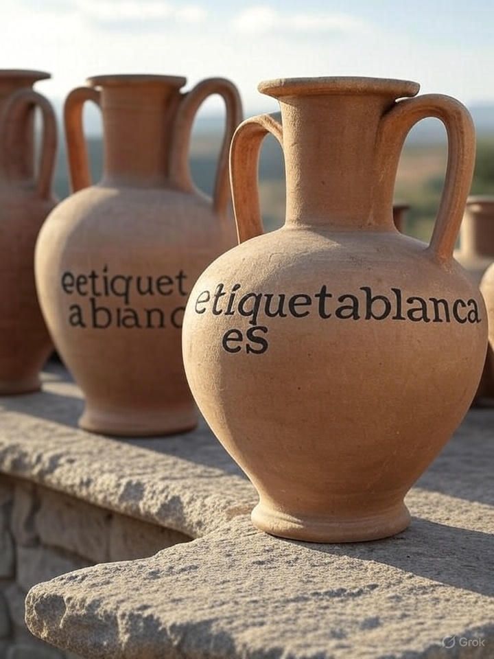 Las Inscripciones de las Ánforas Romanas: El Origen de las Etiquetas en Bobina Modernas
