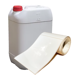 Etiquetas tamaño estándar envases 20 L