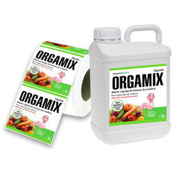 Etiquetas tamaño estándar envases 5 L